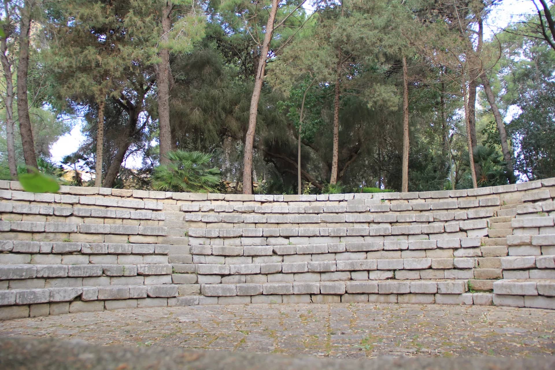 Il teatro all'aperto tra i pini